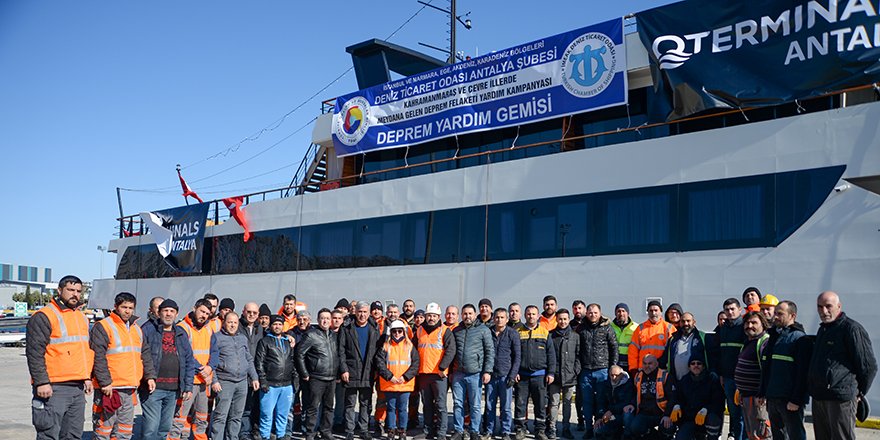 Antalya'dan Deprem Bölgesine Yolcu Gemisiyle Yardım Gönderilecek