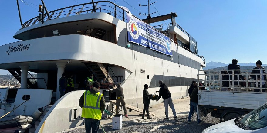 DTO Antalya ve Q Terminal Antalya’nın Yardımları İskenderun'a Ulaştı