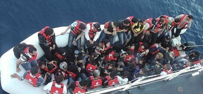 56 Suriyeli Yunanistan'a geçemeden yakalandı