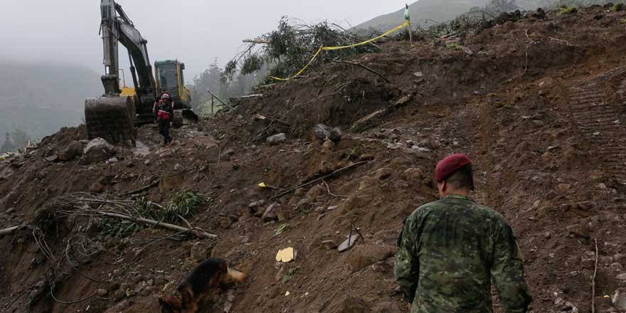 Ekvador'da Toprak Kayması Sonucu 16 Kişi Hayatını Kaybetti
