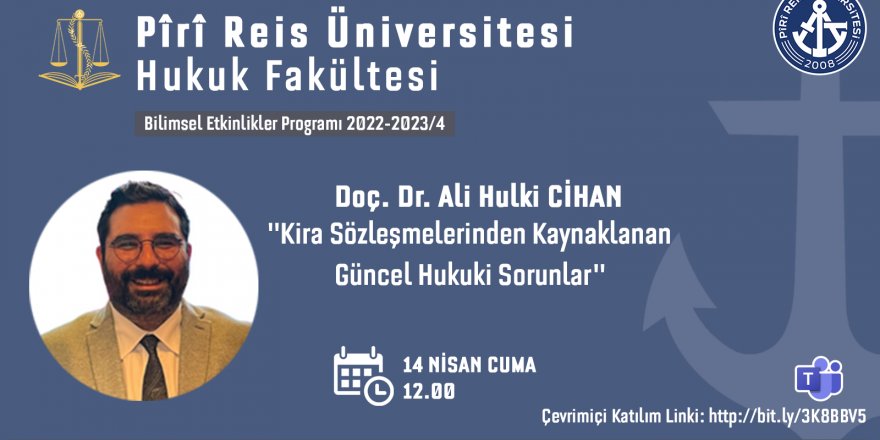 Piri Reis Üniversitesinden Bilimsel Etkinlik