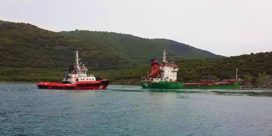 Karaya Oturan Gemiyi Kıyı Emniyeti Kurtardı