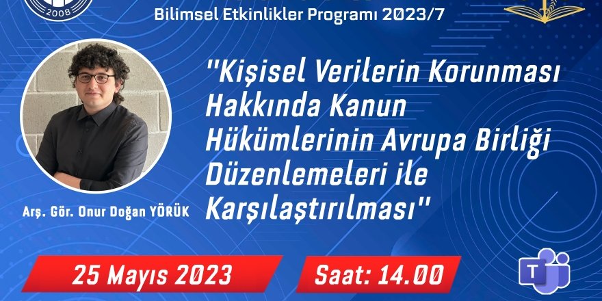 Piri Reis Üniversitesinden Bilimsel Etkinlikler Programı