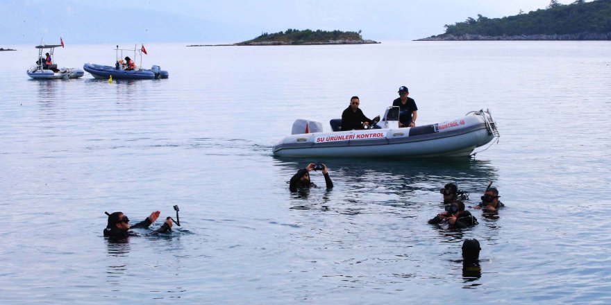 Sedir Adası'nda Kıyı ve Deniz Dibi Temizliği Yapıldı