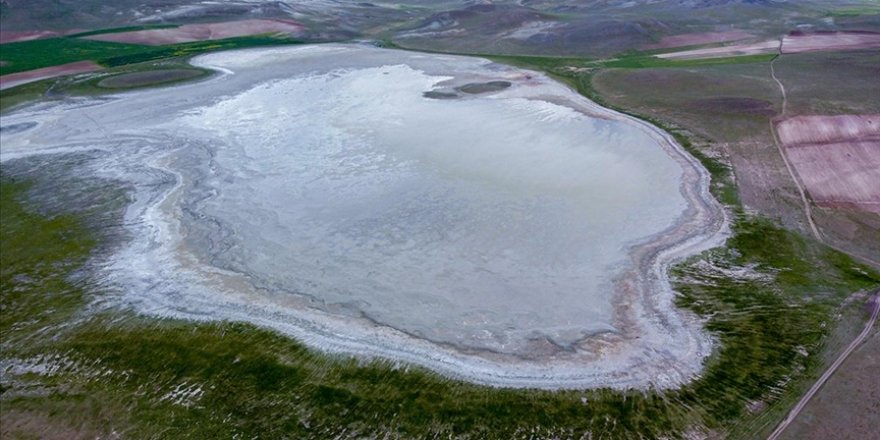 Van'da Kuruyan Tuz Gölü, Yağışlarla Yeniden Hayat Buldu