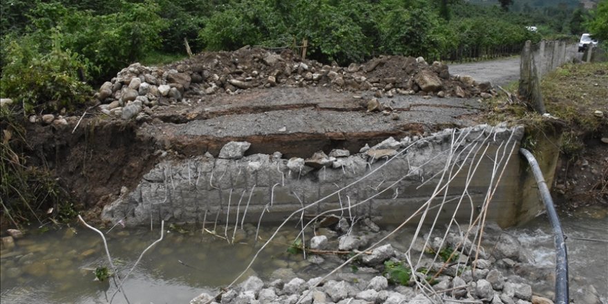 Ordu'da Heyelan Paniği