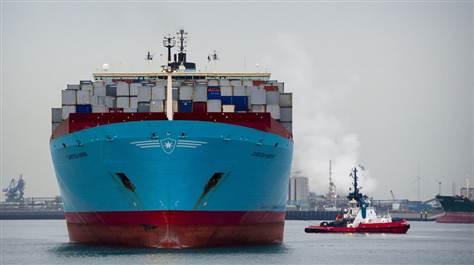 Carsten Maersk, Rotterdam'a ulaştı