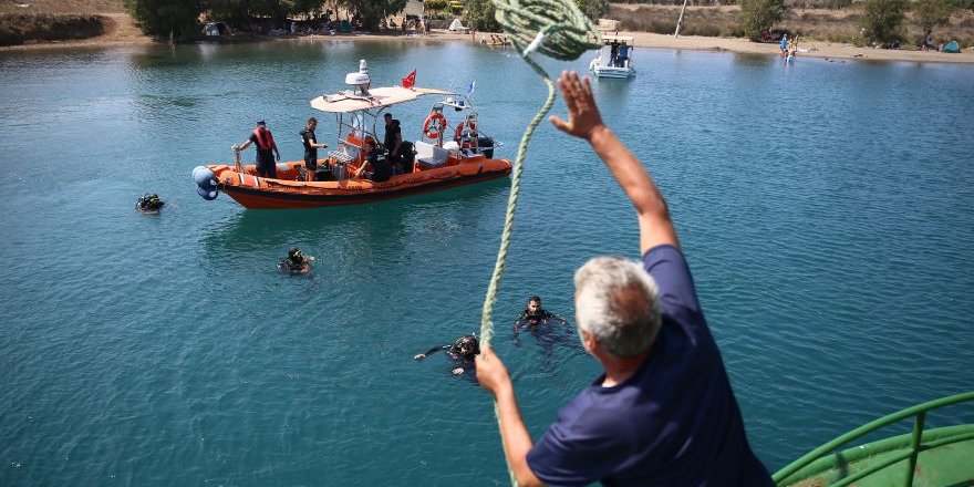 Bodrum'da Deniz Dibinden 20 Tona Yakın Tonoz ve Çapa Çıkarıldı