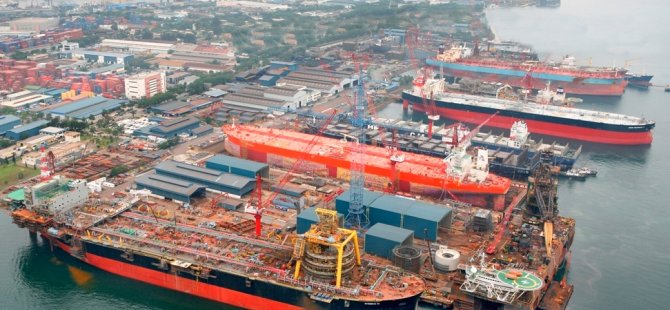 Çin'de gemi inşa yüzde yüzde 18 düştü