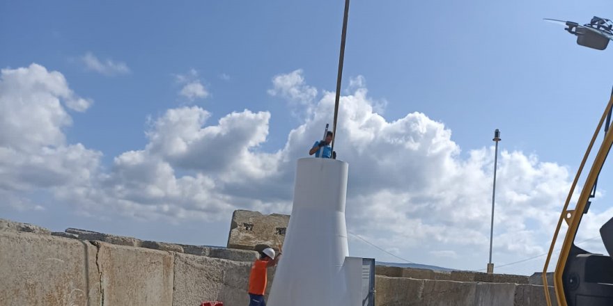 Rumeli Balıkçı Barınağı Ana Mendirek Feneri Yenilendi