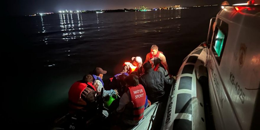 Didim Açıklarında 15 Düzensiz Göçmen Yakalandı