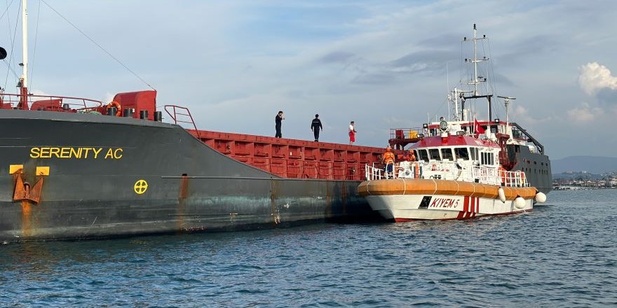 Fethiye Körfezi'nde Kuru Yük Gemisindeki Patlamada 4 Kişi Yaralandı