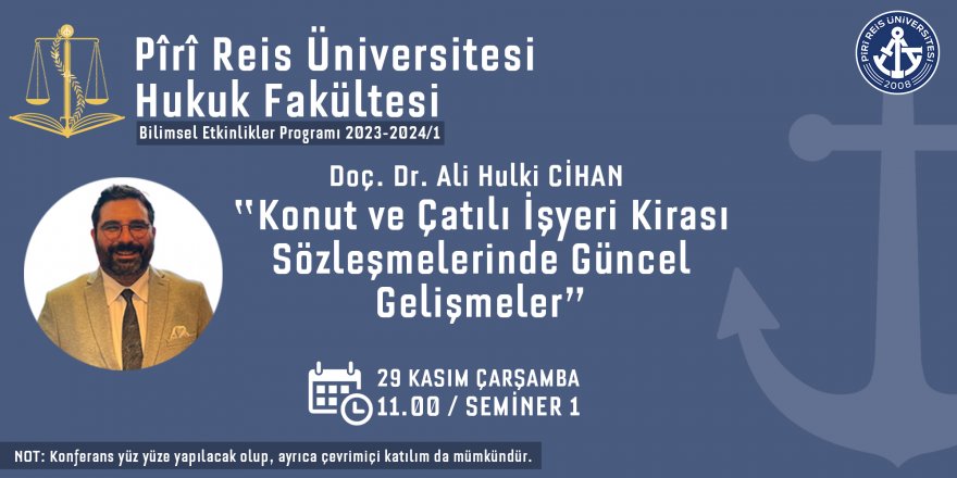 Piri Reis Üniversitesi'nde Bilimsel Konferans