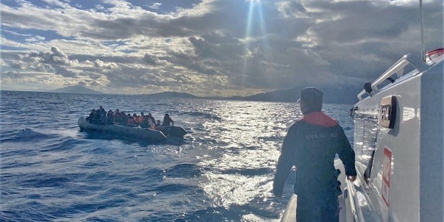 Bodrum'da 136 Düzensiz Göçmen Kurtarıldı