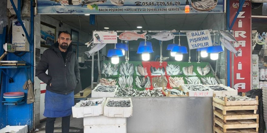 Kilis’te Balık Tezgahlarını Karadeniz Hamsisi Süslüyor