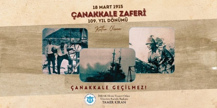 Tamer Kıran'dan 18 Mart Çanakkale Zaferi Mesajı