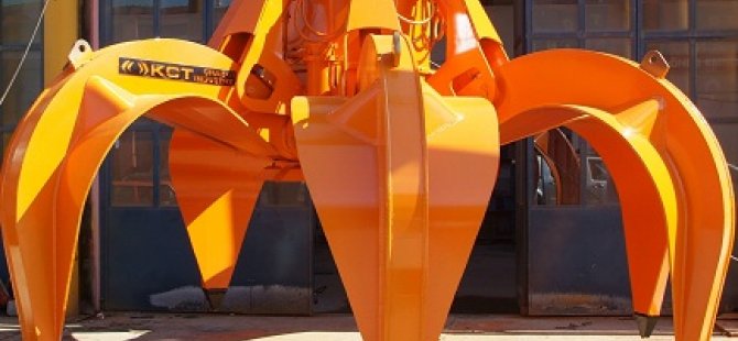 KCT Kepçe Makine, elektro hidrolik hurda poliplerini gönderdi