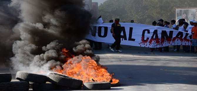 Nikaragua'da kanal protestosu: En az 21 yaralı