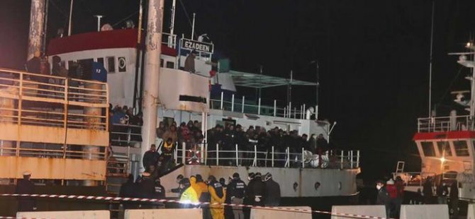 "Ezadeen" Corigiliano Calabro Limanı'na getirildi