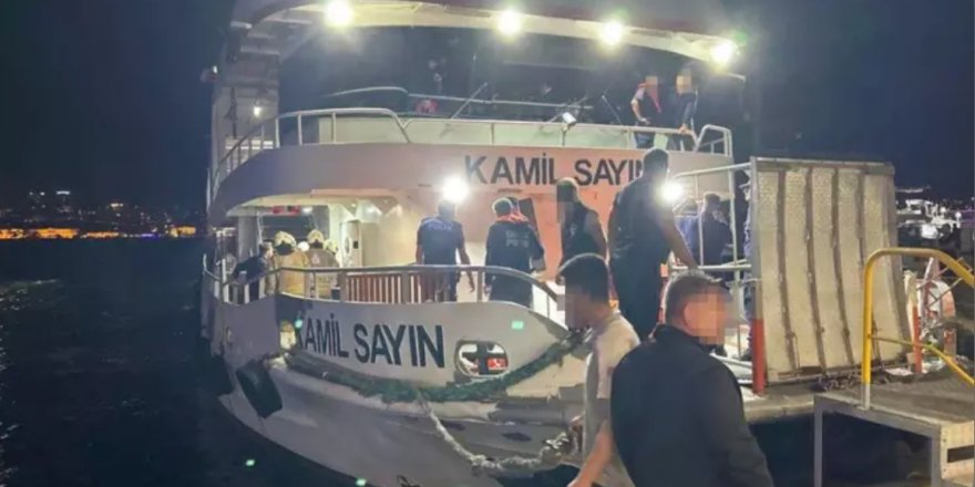 Üsküdar Açıklarında Yolcu Motoru ile Kuru Yük Gemisi Çatıştı: 12 Yaralı