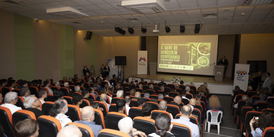 Mersin'de 2. Kent ve Denizcilik Konferansı Düzenlendi