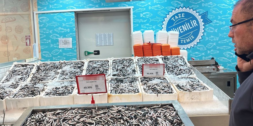 Hamsinin Kilosu 50 liraya Düştü, Vatandaşlar Markete Akın Etti
