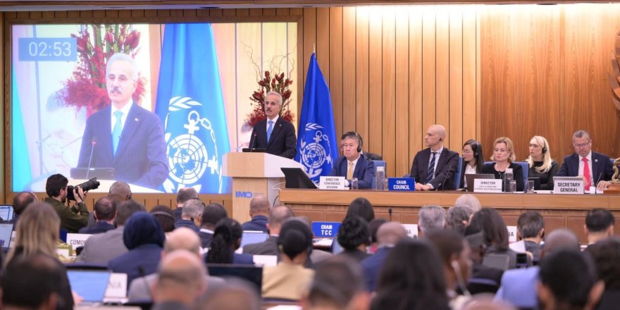 Bakan Uraloğlu: "Türkiye Olarak Uluslararası İşbirliğini Güçlendirmeye ve IMO’nun Çalışmalarına Katkımızı Sürdürmeye Kararlıyız"