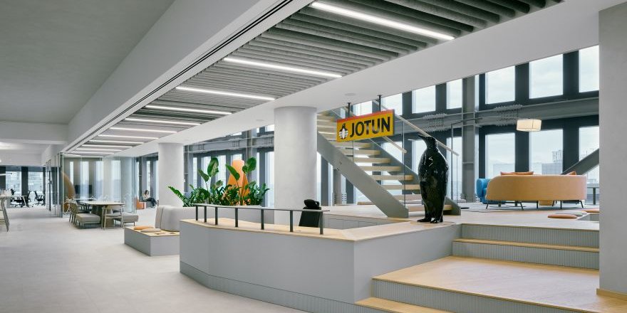 Jotun’un Yeni Ofisi, Çalışma Kültürünü Güçlendiriyor