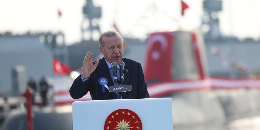 Cumhurbaşkanı Erdoğan: "Dünyada Kendi Savaş Gemisini Geliştirip Denize İndiren 10 Ülkeden Biri Türkiye'dir"