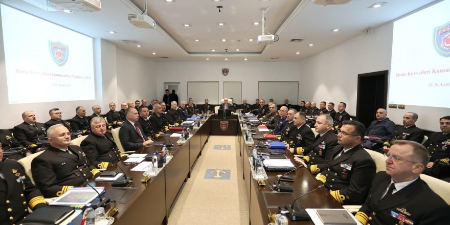 Bakan Güler Başkanlığında "Deniz Kuvvetleri Komutanlığı Yıllık Komutanlar Toplantısı" Yapıldı
