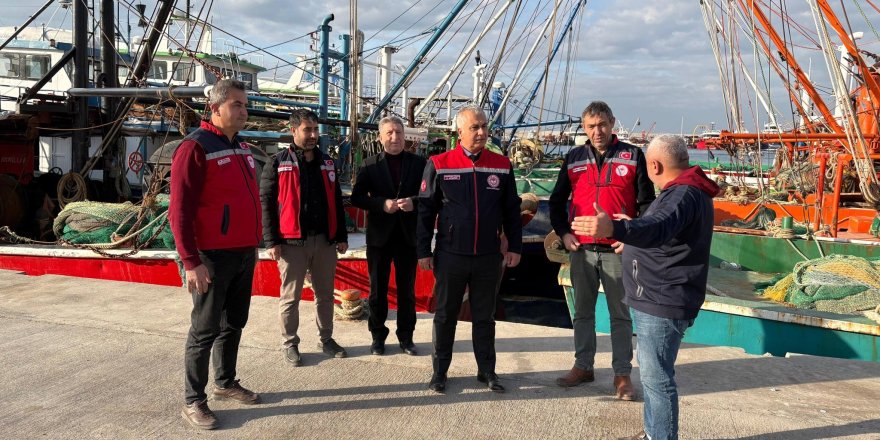 İskenderun Balıkçı Barınağında Denetim Gerçekleştirildi