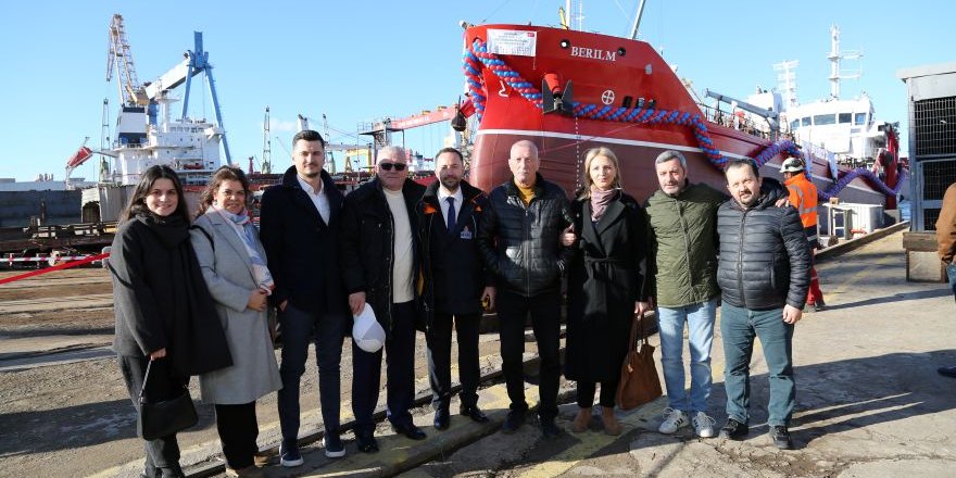 Beril M Akaryakıt Tankeri ADA 2 Tersanesi’nde Törenle Denize İndirildi