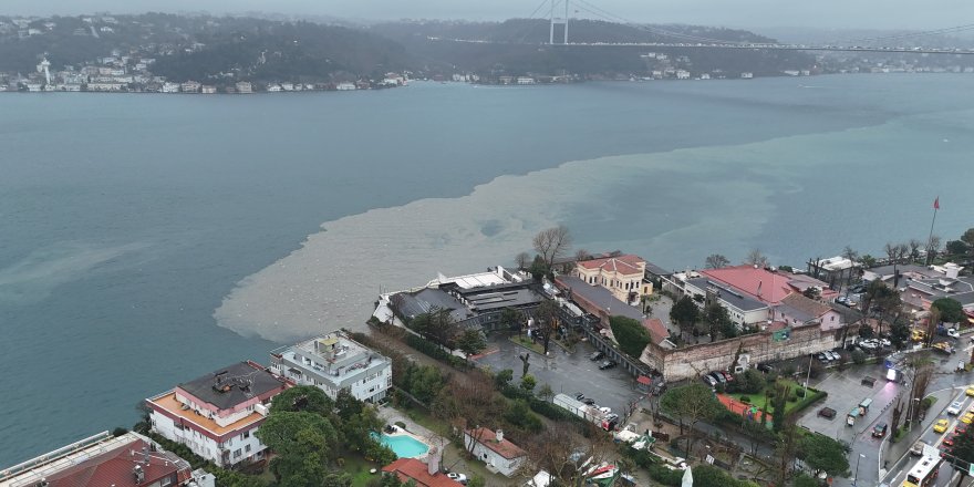 Sarıyer Baltalimanı Sahilindeki Kirlilik Havadan Görüntülendi