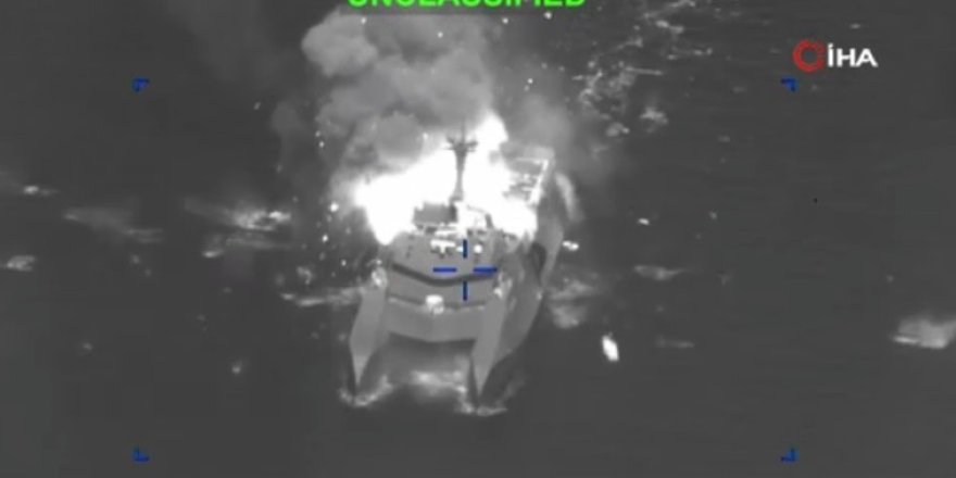 ABD, İran’ın Mayın Gemilerine Yönelik Saldırıların Görüntülerini Yayınladı