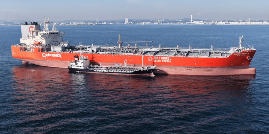 Demir Atmış Gemiden Gemiye İlk Metanol İkmali