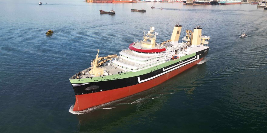 Tersan Tersanesi, Pelajik Fabrika Balıkçı Gemisi Annie Hillina’yı Parlevliet & Van der Plas’a Teslim Etti