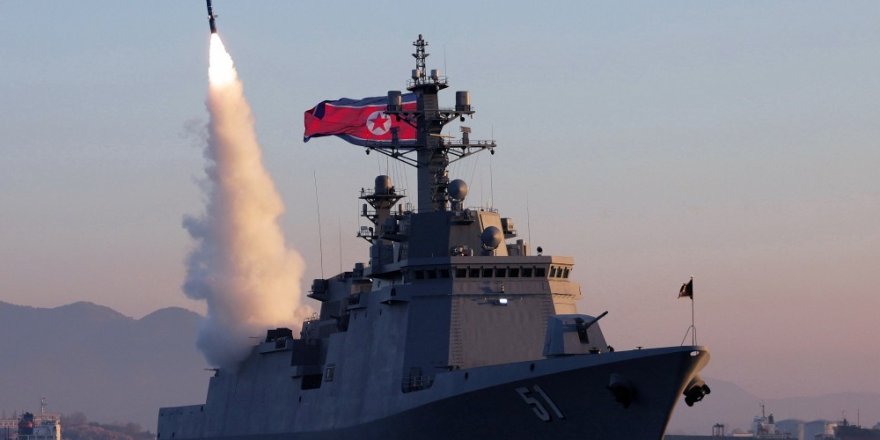 Kuzey Kore, Choe Hyon Savaş Gemisinden Yeni Füze Denemeleri Gerçekleştirdi
