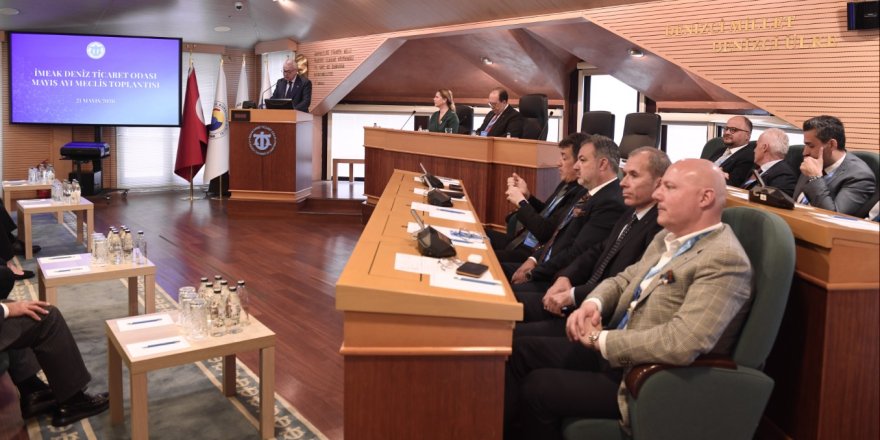 İMEAK Deniz Ticaret Odası Mayıs Ayı Meclis Toplantısı Yapıldı
