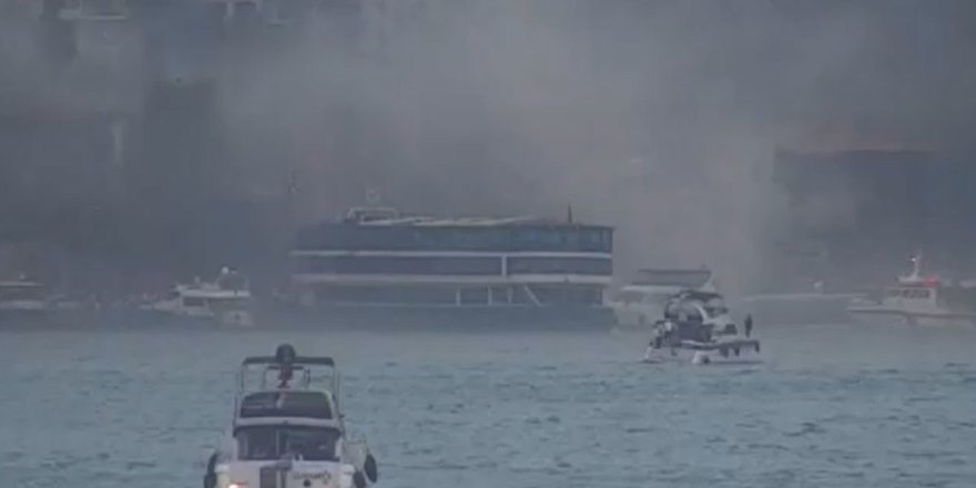 Bebek Sahili’nde Teknede Çıkan Yangın Söndürüldü
