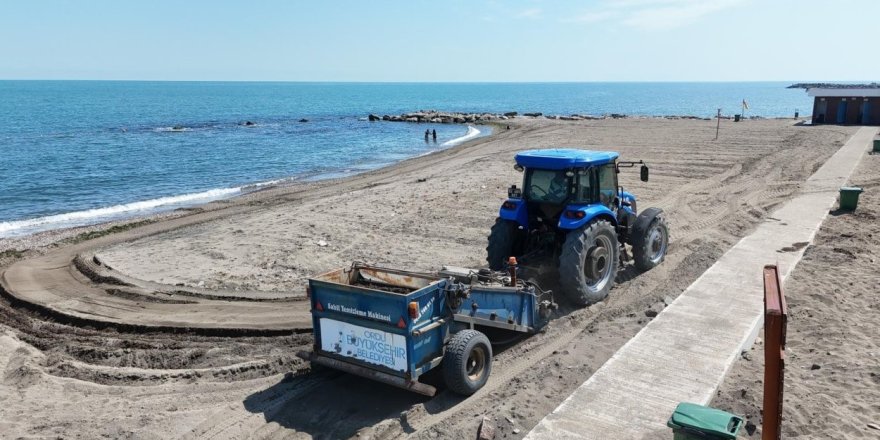 Ordu’da Plajlarda Temizlik ve Bakım Çalışmaları