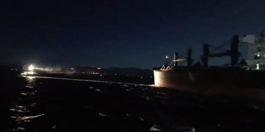 Çanakkale Boğazı’nda Karaya Oturan Dökme Yük Gemisi Yüzdürüldü
