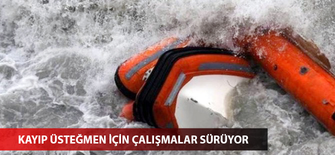 Bot alabora oldu: Üsteğmen kayıp!