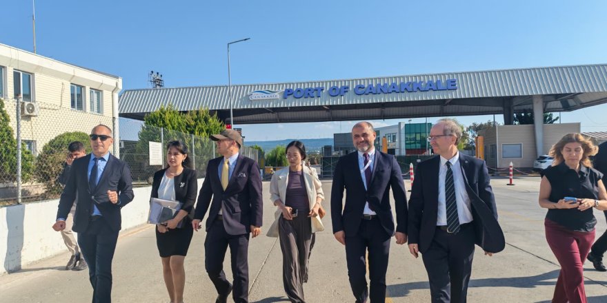Çin Başkonsolosluğu Heyeti Port of Çanakkale’yi Ziyaret Etti