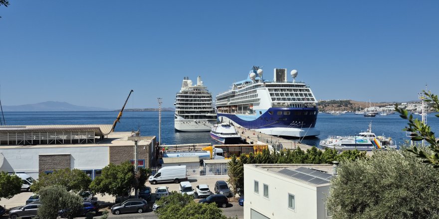 Bodrum’a İki Gemiyle 2 Bin 484 Turist Geldi