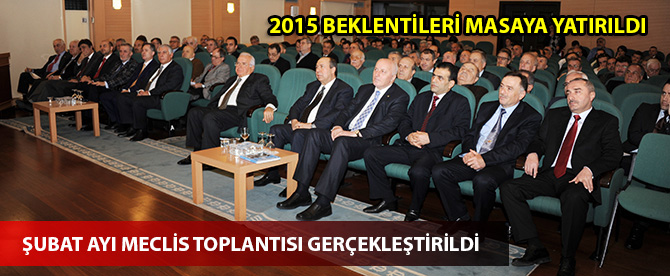 İMEAK Deniz Ticareti Odası Şubat ayı Meclis toplantısı dün yapıldı