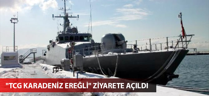 "TCG Karadeniz Ereğli" ziyarete açıldı