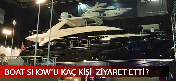 Boat Show'u 82 bin kişi ziyaret etti