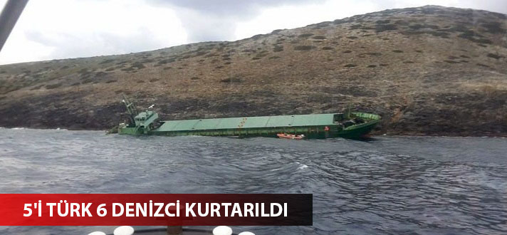 "M/V Kerem S" Leros Adası yakınlarında battı