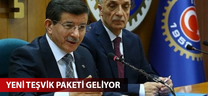 Davutoğlu açıkladı: Yeni teşvik paketi geliyor