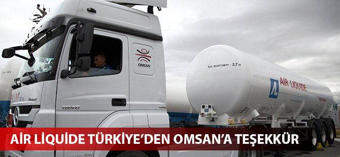 Air Liquide Türkiye’den OMSAN’a teşekkür